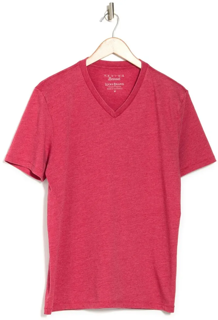 V-Neck Burnout T-Shirt
