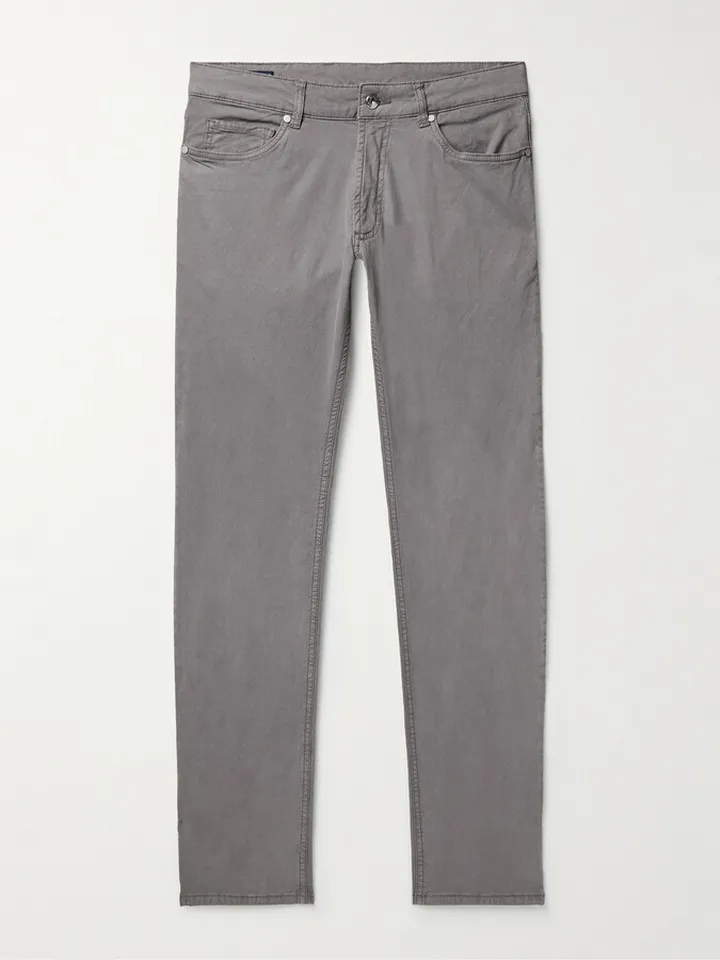 Wayfare Slim-Fit Stretch TENCEL™ and Cotton-Blend Twill Trousers