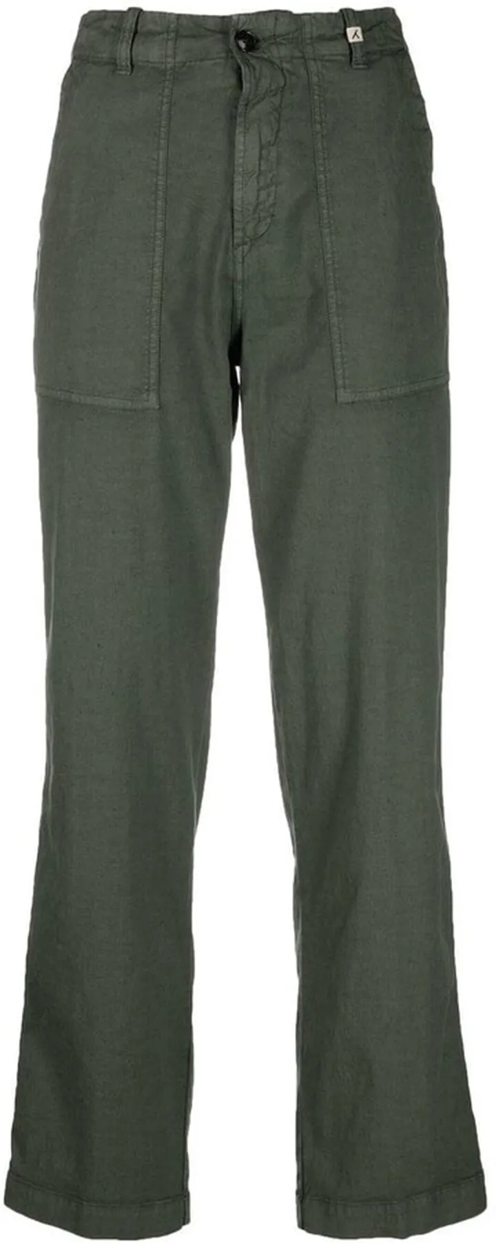 Wide-Leg Cropped Trousers