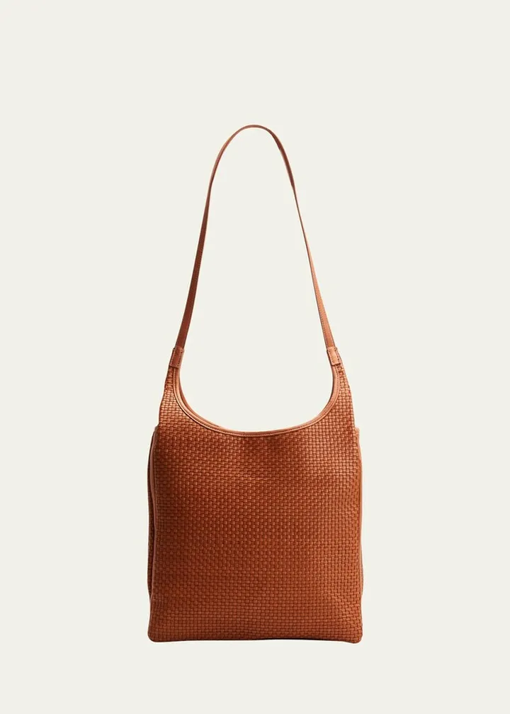 Jules Woven Leather Tote Bag