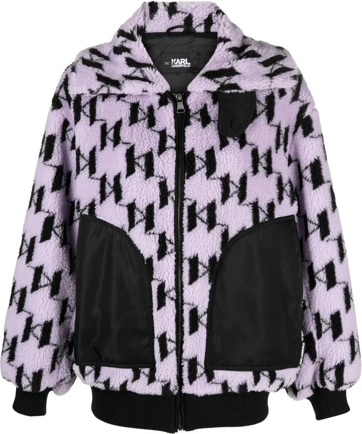 Monogram Faux-Shearling Jacket