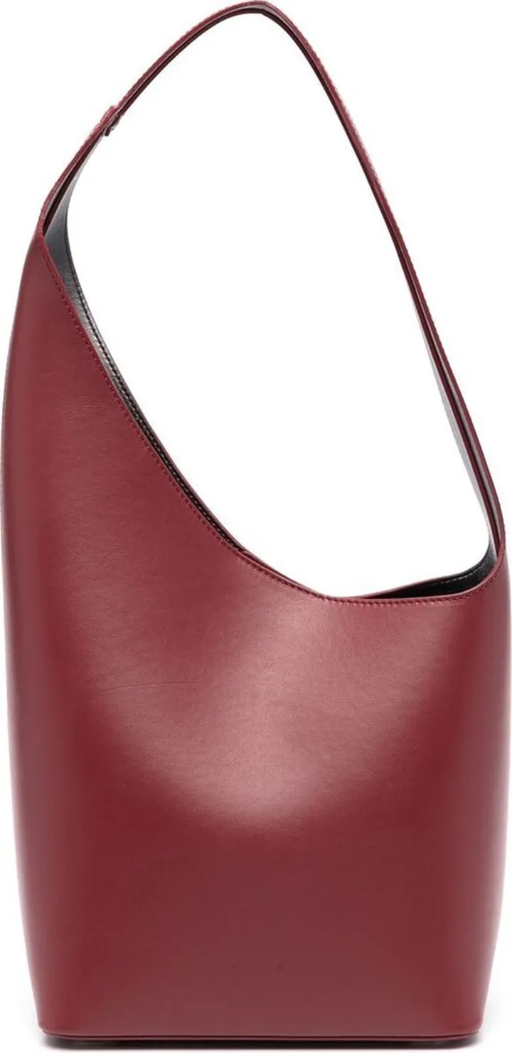 Asymmetric Leather Tote