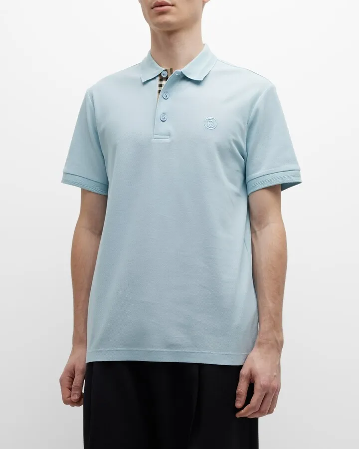 Men's Eddie Monogram Polo Shirt