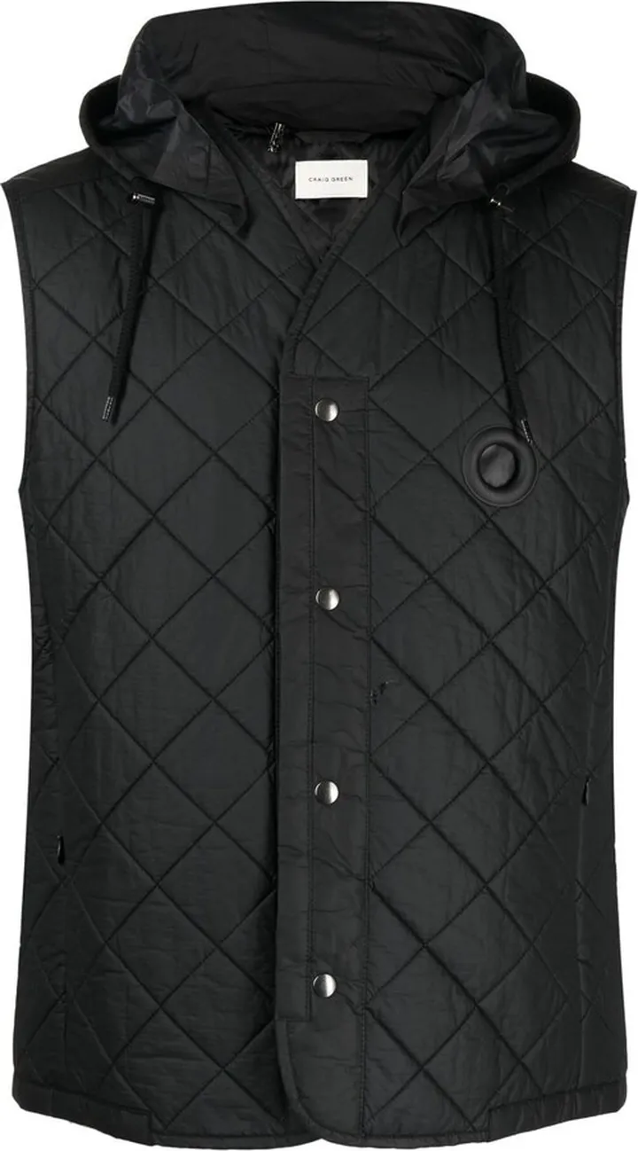 Button-Up Quilted Gilet
