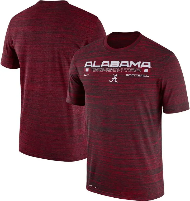 Men's Nike Crimson Alabama Crimson Tide Team Velocity Legend Performance T-shirt