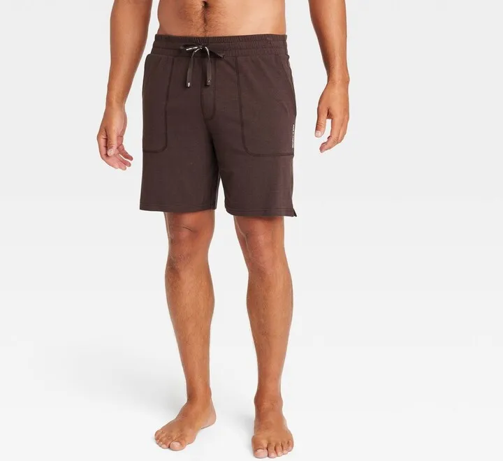 Pair of Thieves Men's 7" Super Soft Lounge Pajama Shorts - Brown S