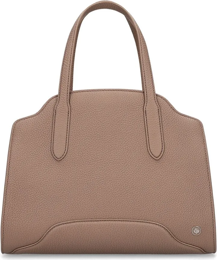 Medium Sesia grained leather tote bag