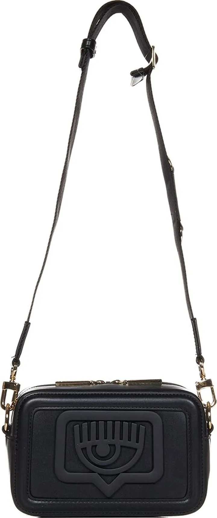 Eyelike Buckle Shoulder Bag