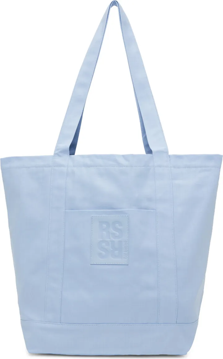 Raf Simons Blue Logo Patch Tote