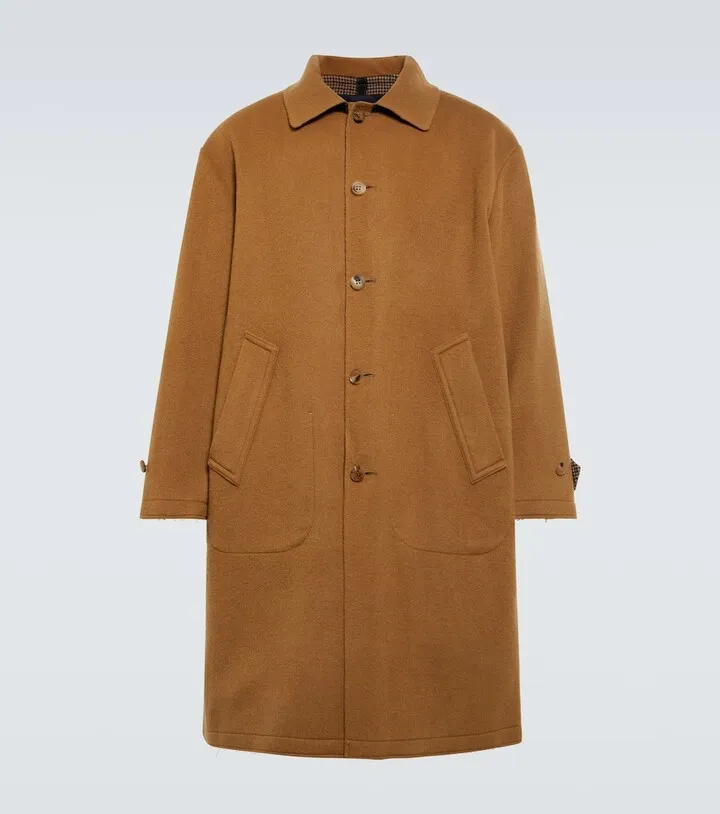 Wool-blend coat
