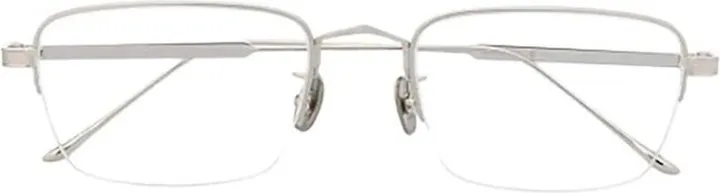 Cartier Rectangle Semi Rimless Glasses