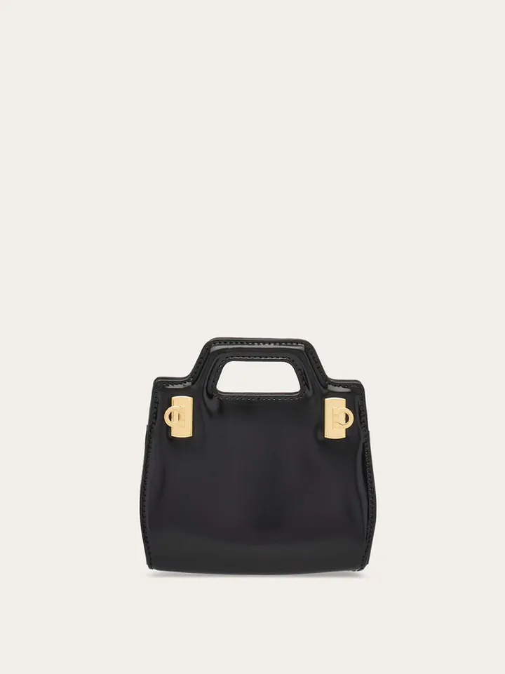 Ferragamo Women Wanda micro bag Black