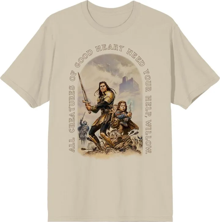 Willow Archway Quote Text Crew Neck Short Sleeve Pelican Men’s T-shirt-XXL