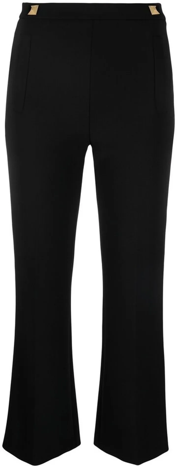 Cropped Flared Trousers