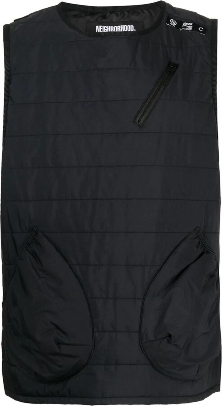 Quilted-Finish Padded Vest