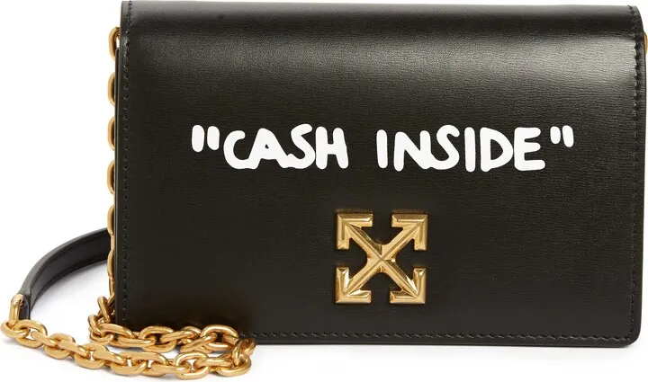Jitney 0.5 Quote Leather Shoulder Bag