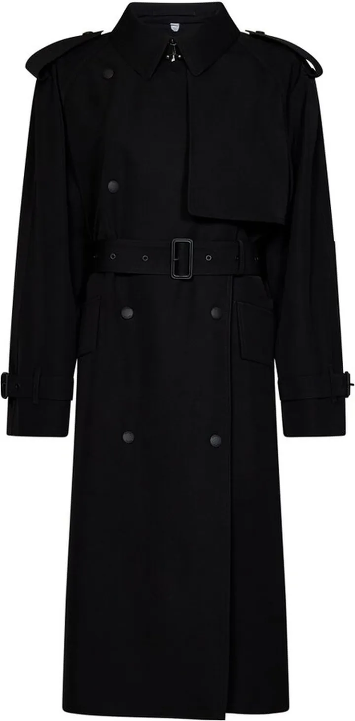 Burberry Bonded Technical Belted Trench Coat