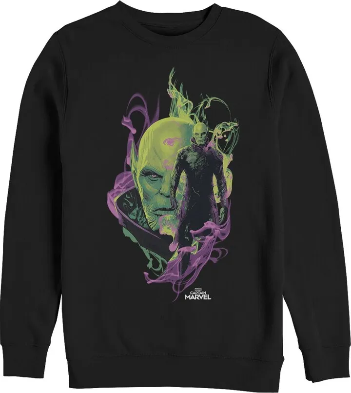 Men's Marvel Captain Marvel Talos Skrull Leader Sweatshirt - Black - Medium