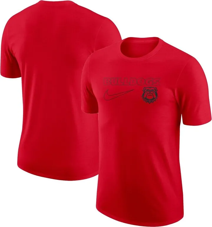 Men's Nike Red Georgia Bulldogs Swoosh Max90 T-shirt