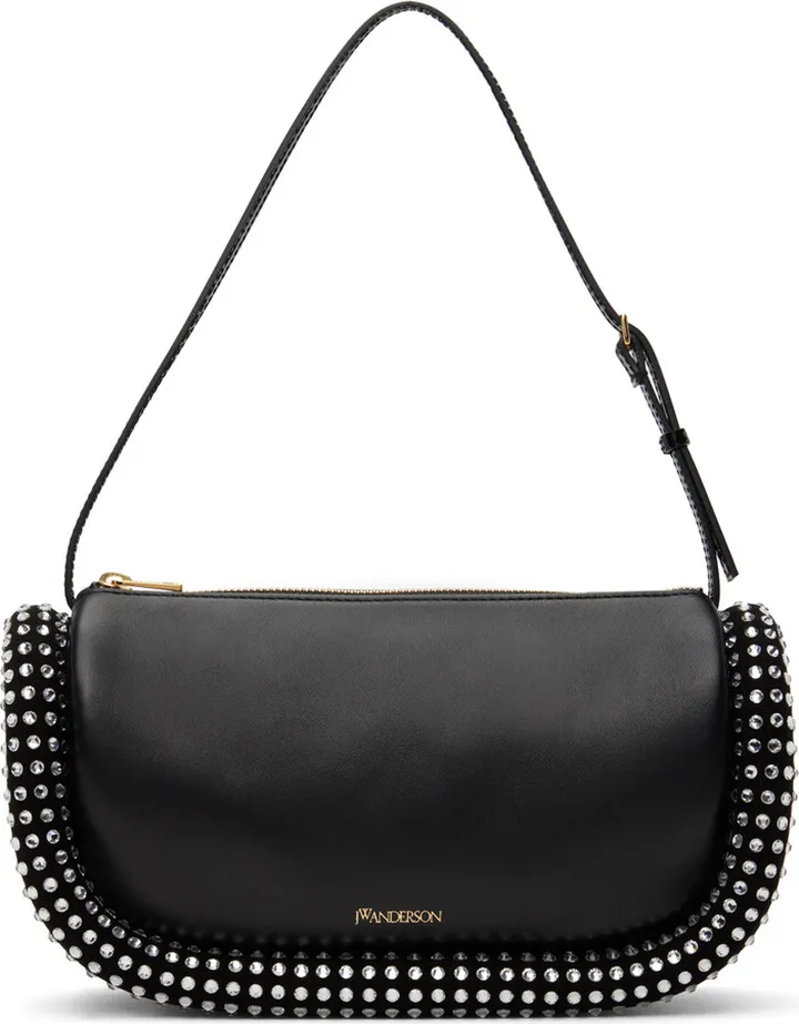 JW Anderson Black Bumper 15 Crystal Bag