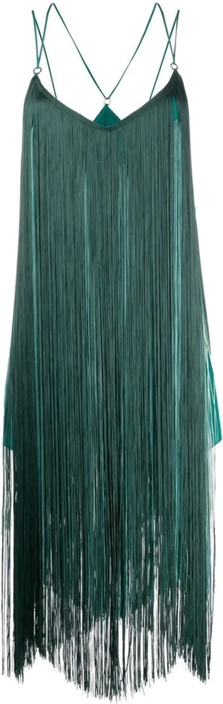 Fringed Midi Dress