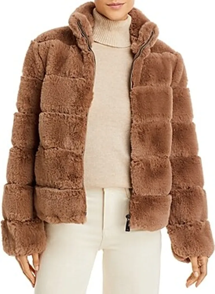 Calvin Klein Faux Fur Jacket