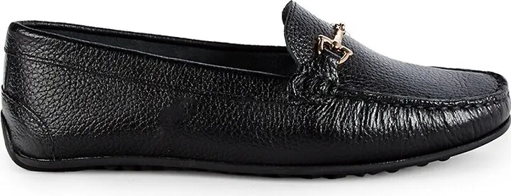 Buckled Leather Loafers