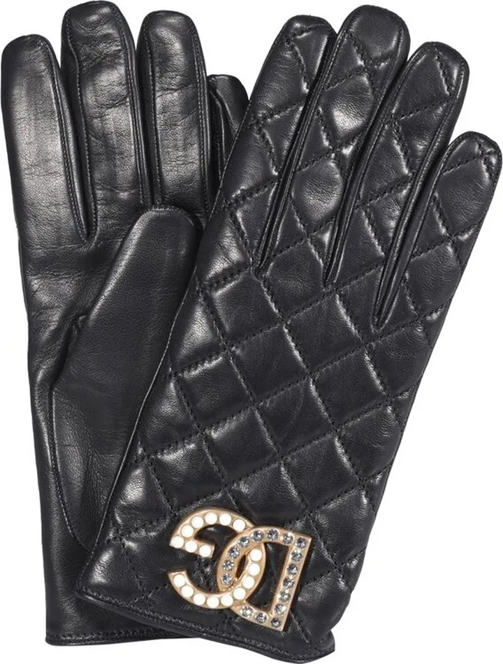 Dolce & Gabbana DG Logo Quilted Gloves