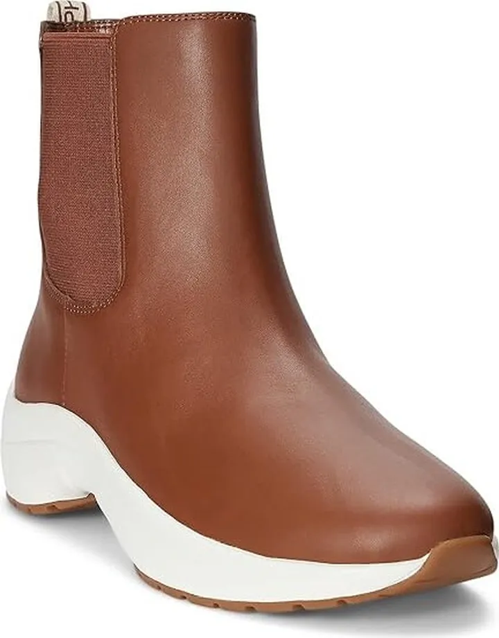 LAUREN Ralph Lauren Rylee Chelsea Slip-On Sneaker (Deep Saddle Tan) Women's Shoes