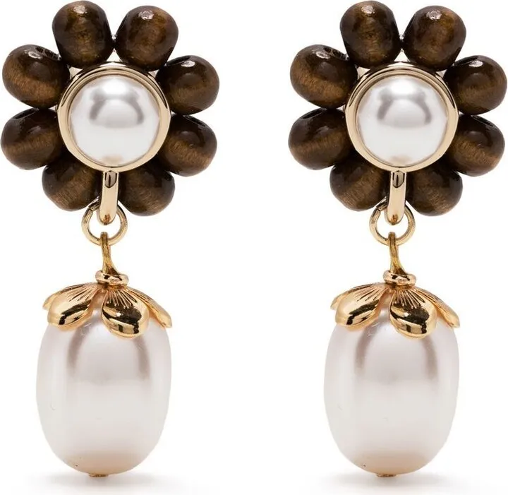 Marti pearl-drop earrings