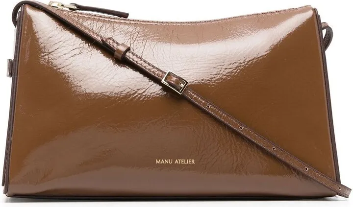 Logo Zipped Shoulder Bag