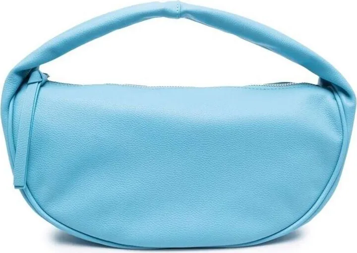 Cush Lagoon Blue Leather Handbag