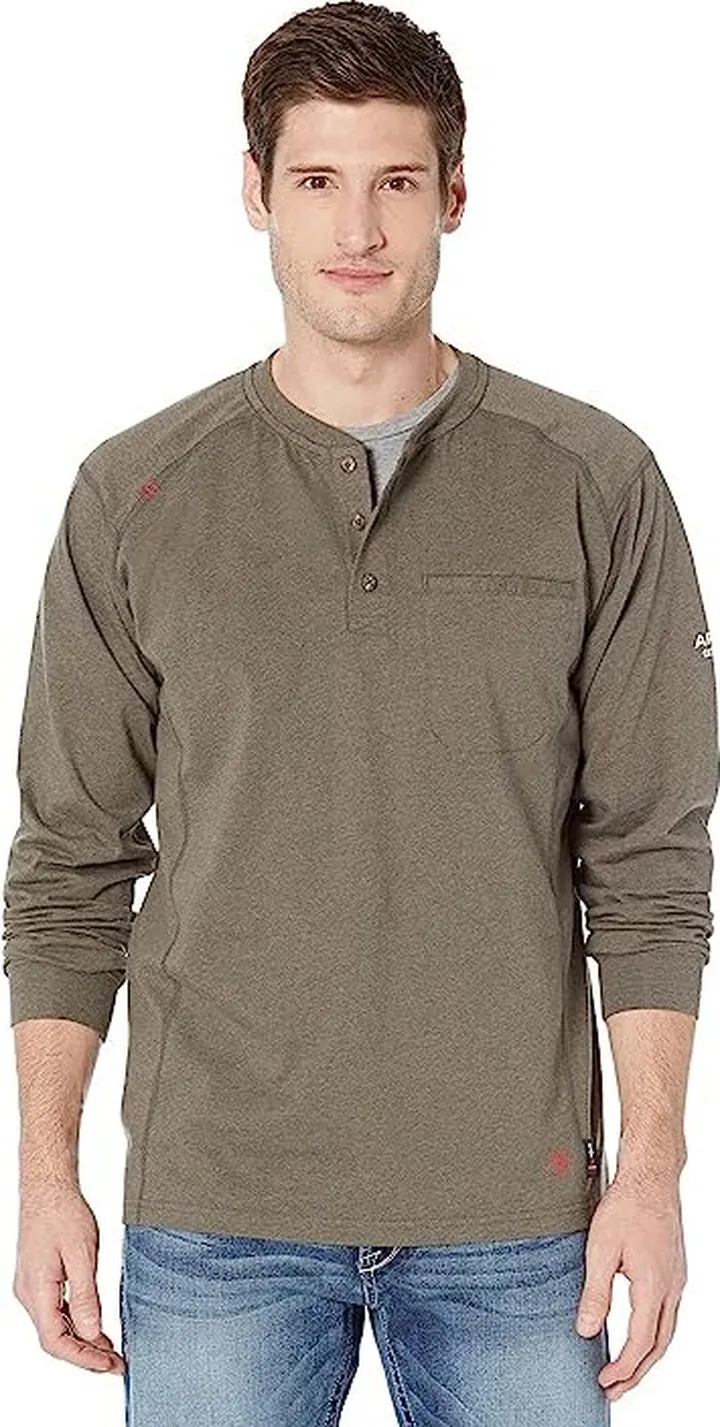 Ariat FR Air Service T-Shirt (Sage Heather) Men's Clothing