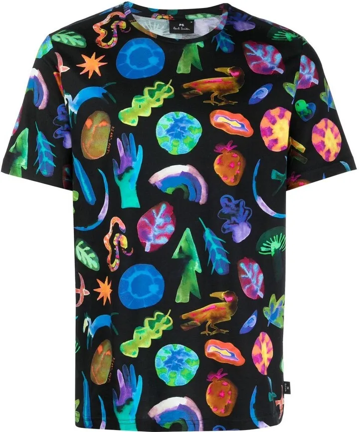 graphic-print short-sleeve T-shirt