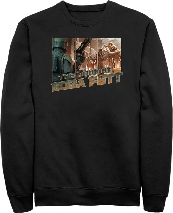 Men's Star Wars: The Book of Boba Fett Hutt Twins To Reclaim Sweatshirt - Black - Medium