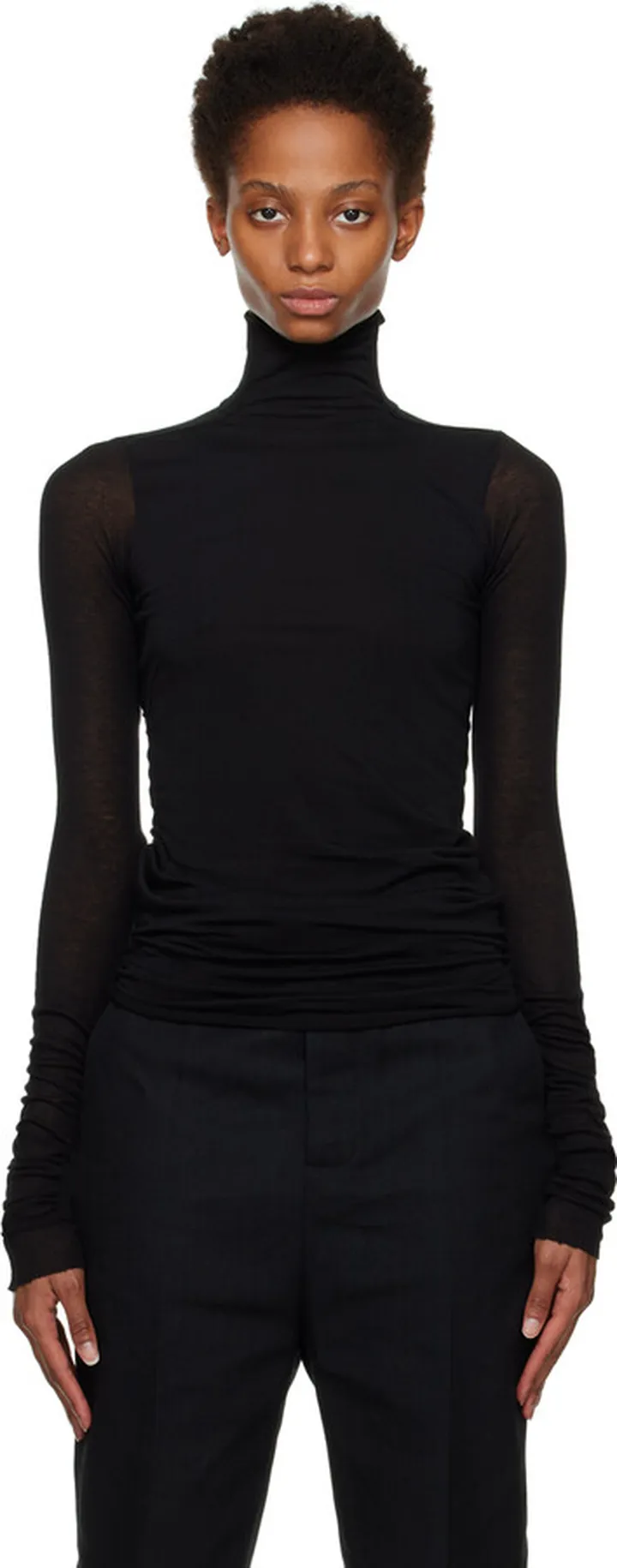 Rick Owens Lilies Black Lina Turtleneck
