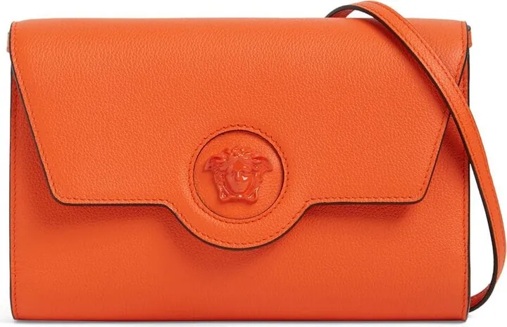 Medusa grain leather shoulder bag