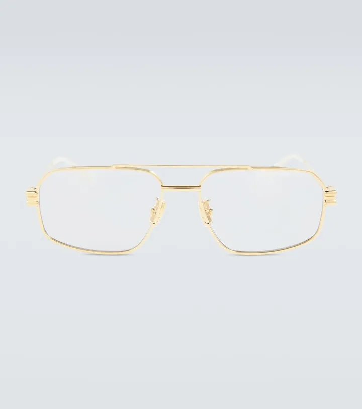 Square-frame glasses