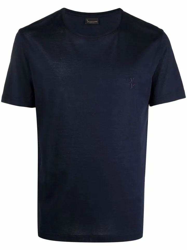 embroidered-logo T-shirt