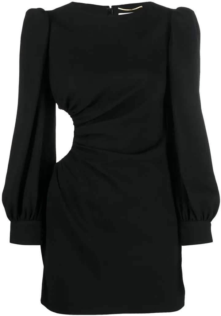 Cut-Out Draped Dress