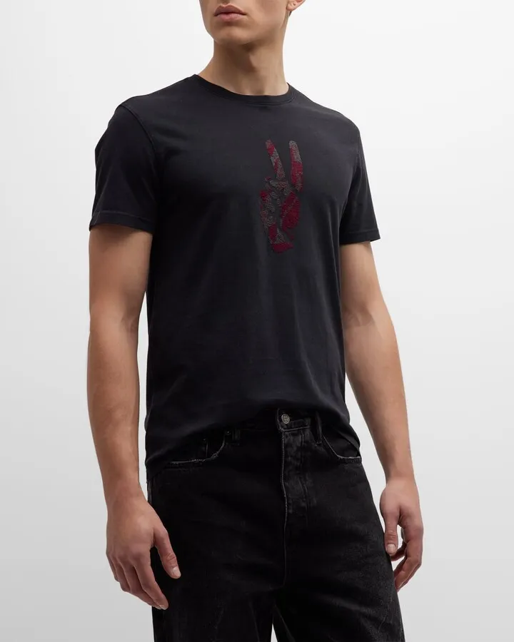 Men's Peace Hand Short-Sleeve T-Shirt