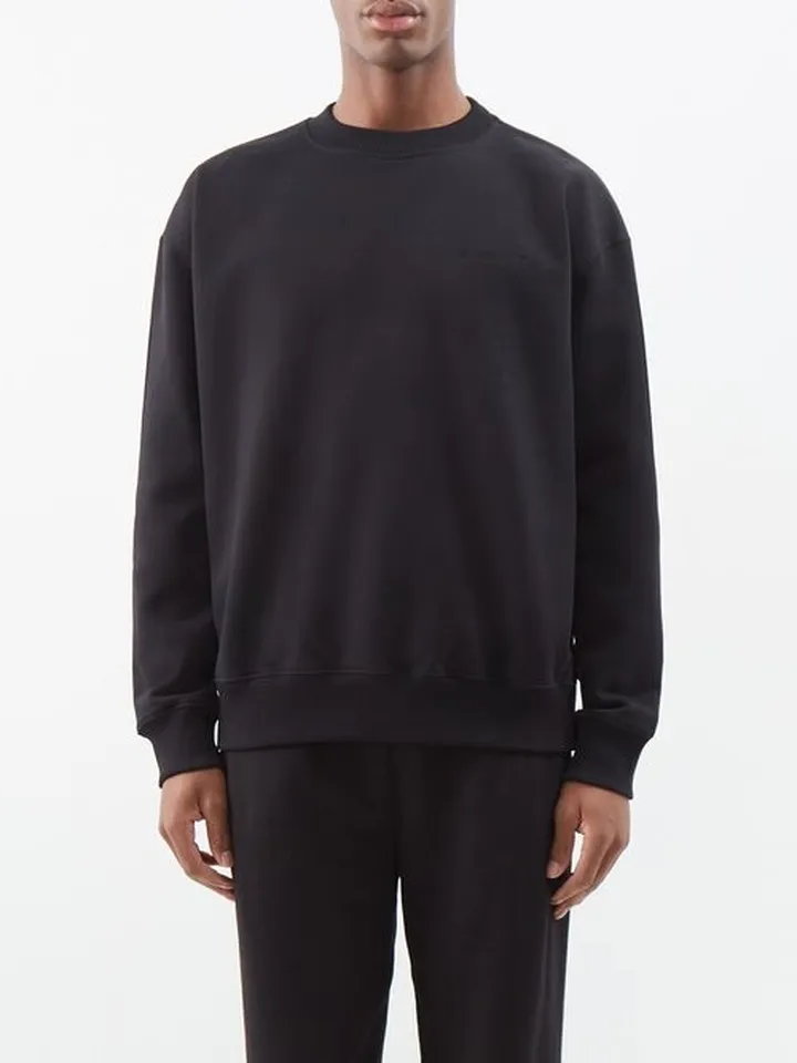 Long-sleeved Cotton-jersey Pyjama Top
