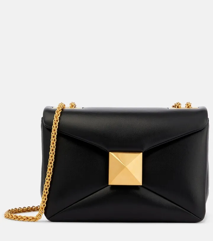 One Stud leather shoulder bag