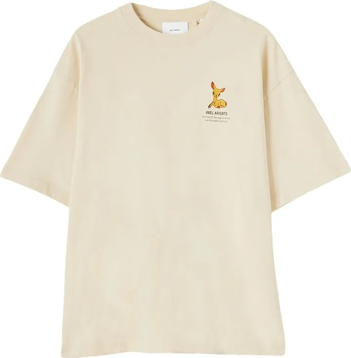 deer-print organic-cotton T-shirt