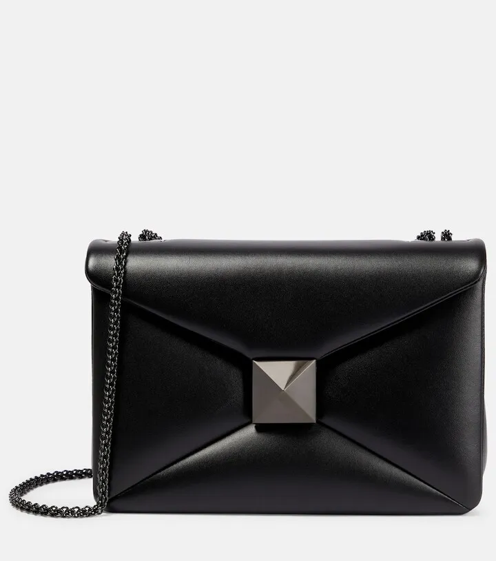 One Stud Medium leather shoulder bag
