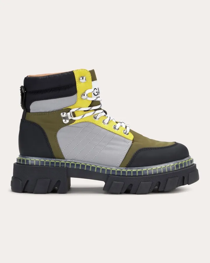 Cleated Lace-Up Hiking Boot