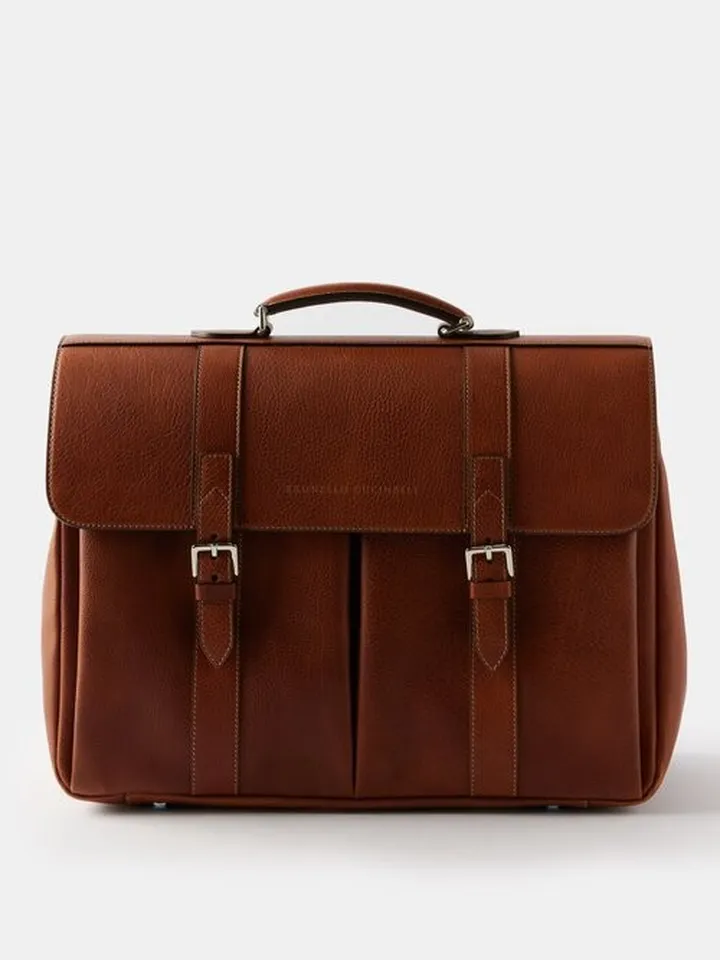 Full-grain Leather Briefcase