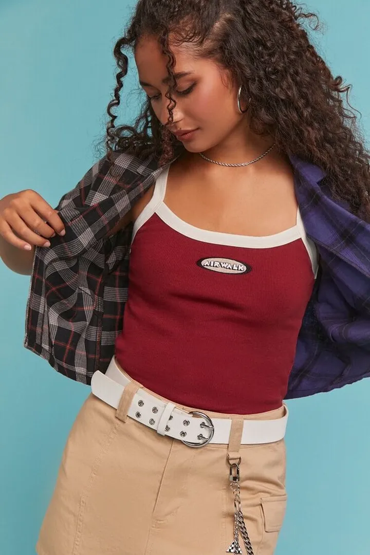 Airwalk Embroidered Graphic Cami