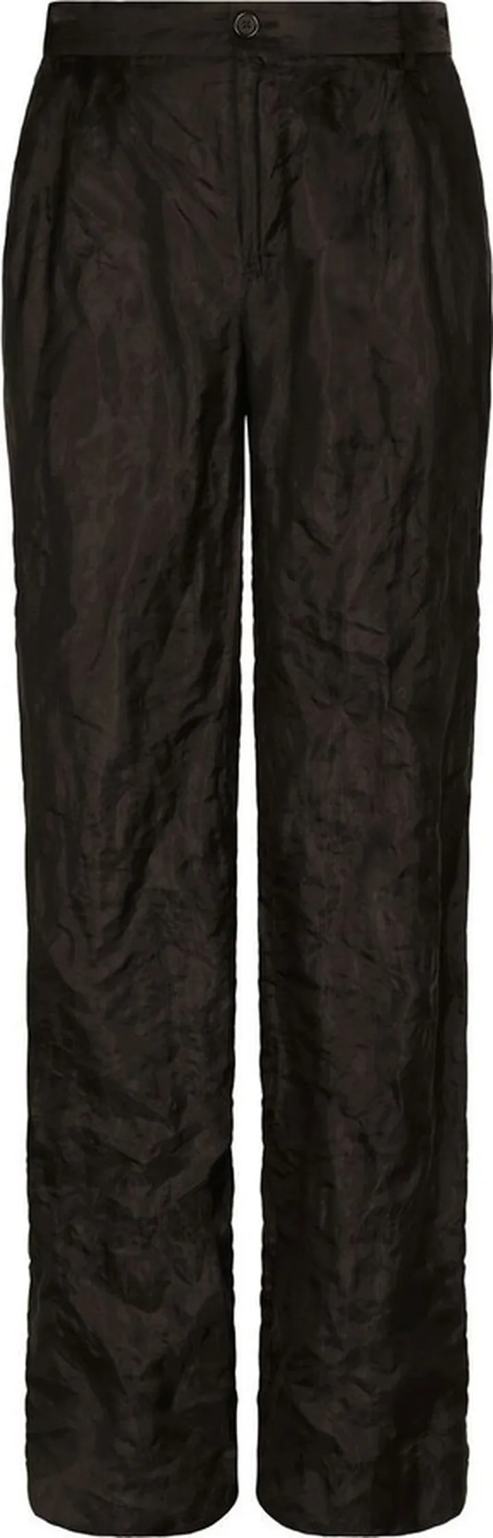 Logo-Patch Straight-Leg Trousers