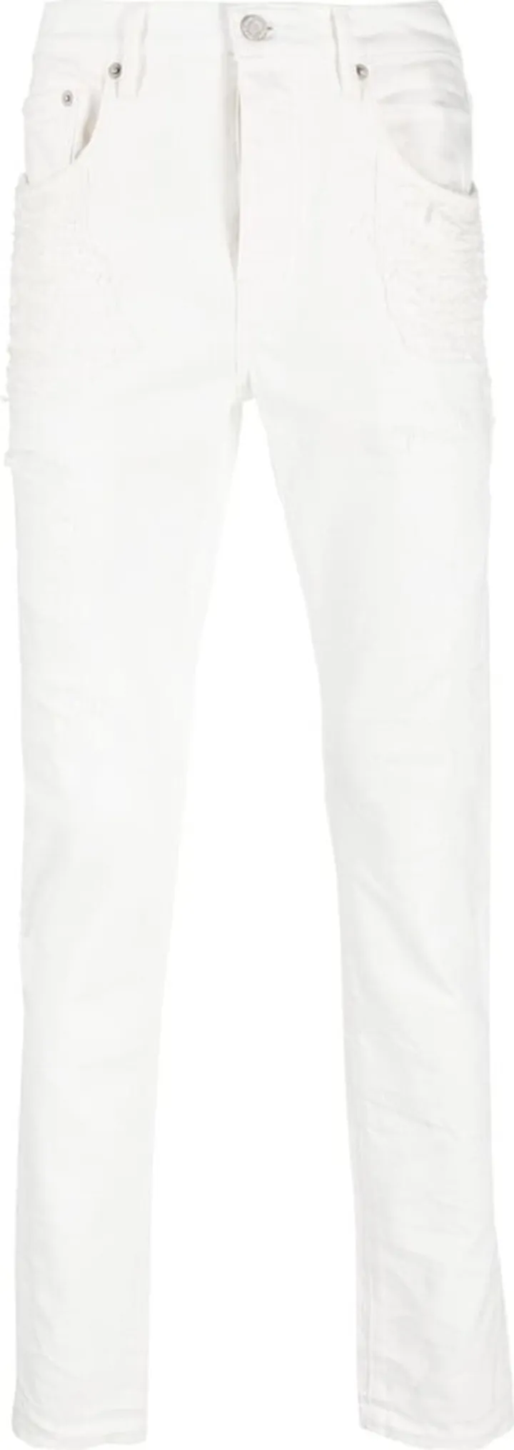 Ripped-Detailing Skinny Jeans